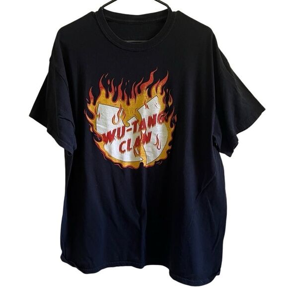 Wu-Tang Clan Fire Logo T-Shirt - Picture 1 of 6